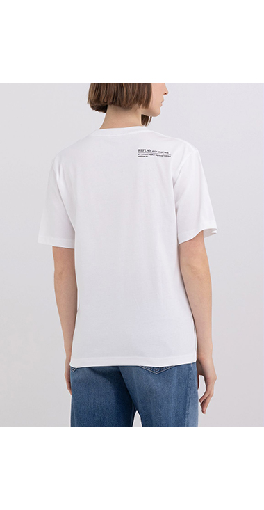 マイクロプリント入りジャージーTシャツ 詳細画像